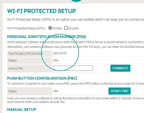 wps wifi router setup box protected wireless bright connect using example ee device