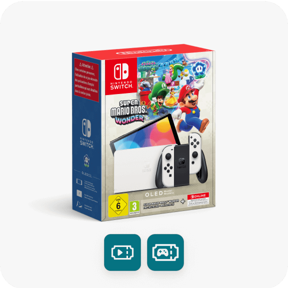 Nintendo Switch OLED and Super Mario Bros