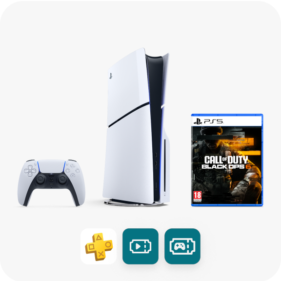 PS5 Slim with Call of Duty: Black Ops 6