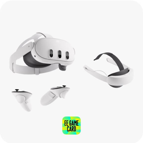 Meta Quest 3 512GB with £50 EE GameCard and Elite Strap