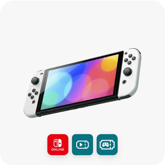 Nintendo Switch OLED bundle with Nintendo Switch 