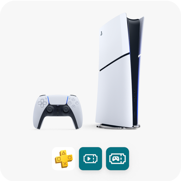PlayStation®5 Slim Digital bundle with PS Plus