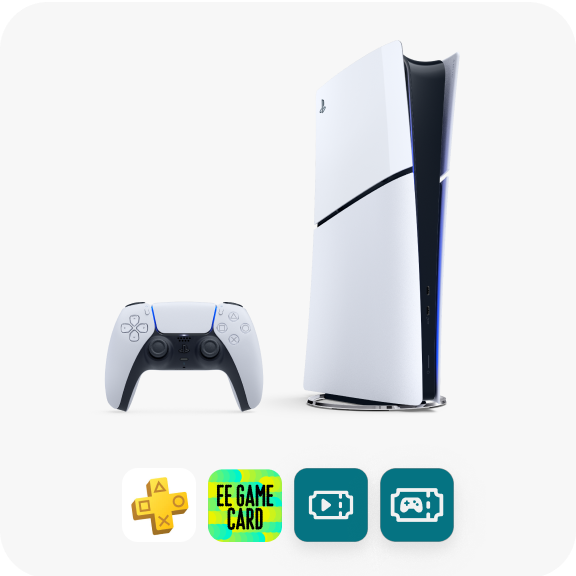 PlayStation®5 Slim Digital bundle with £50 EE GameCard