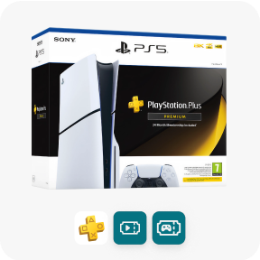 PlayStation®5 Slim Console 24 month bundle with PS Plus Premium