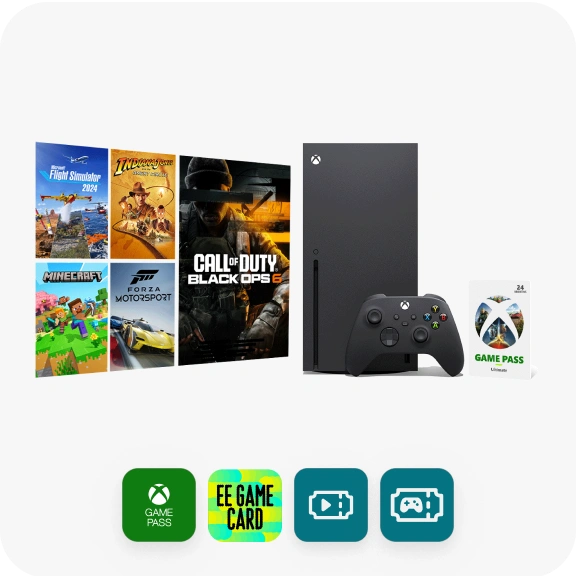 Xbox Series X bundle with £70 EE GameCard