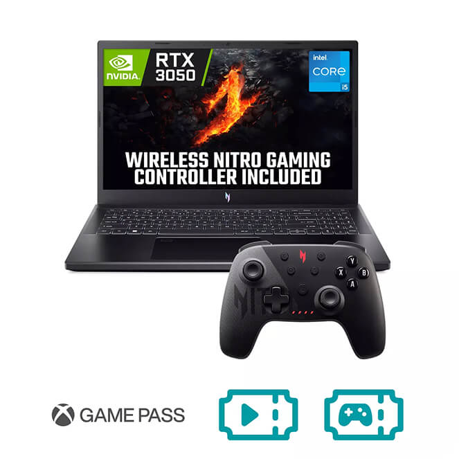 Acer Nitro gaming laptop bundle