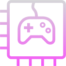 Pink Joystic on a processsor icon