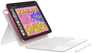 Showcasing iPad, Magic Keyboard Folio and Apple Pencil