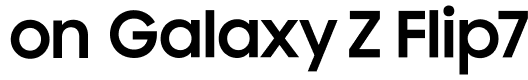 Z flip7 official lettermark