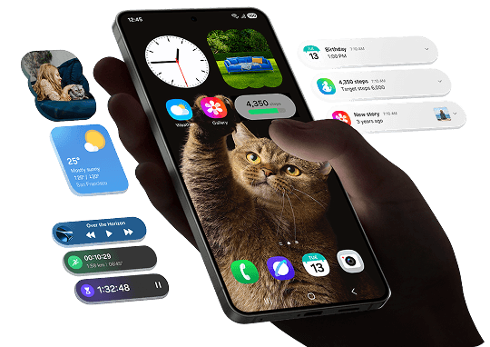 One UI possibilities being displayed
