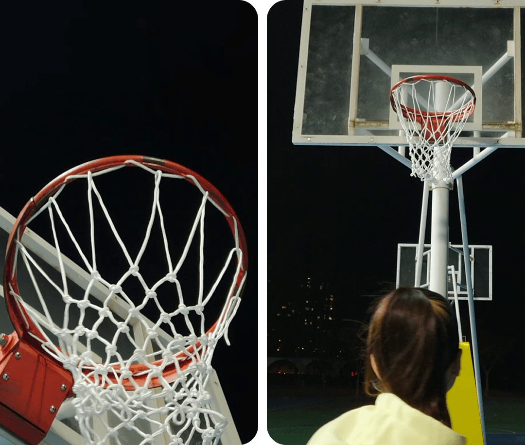 Side-by-side showcase of nightography images