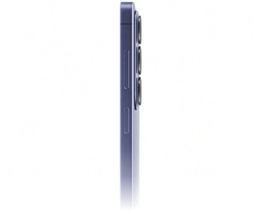 A photo of the Galaxy S26 Plus' slim design