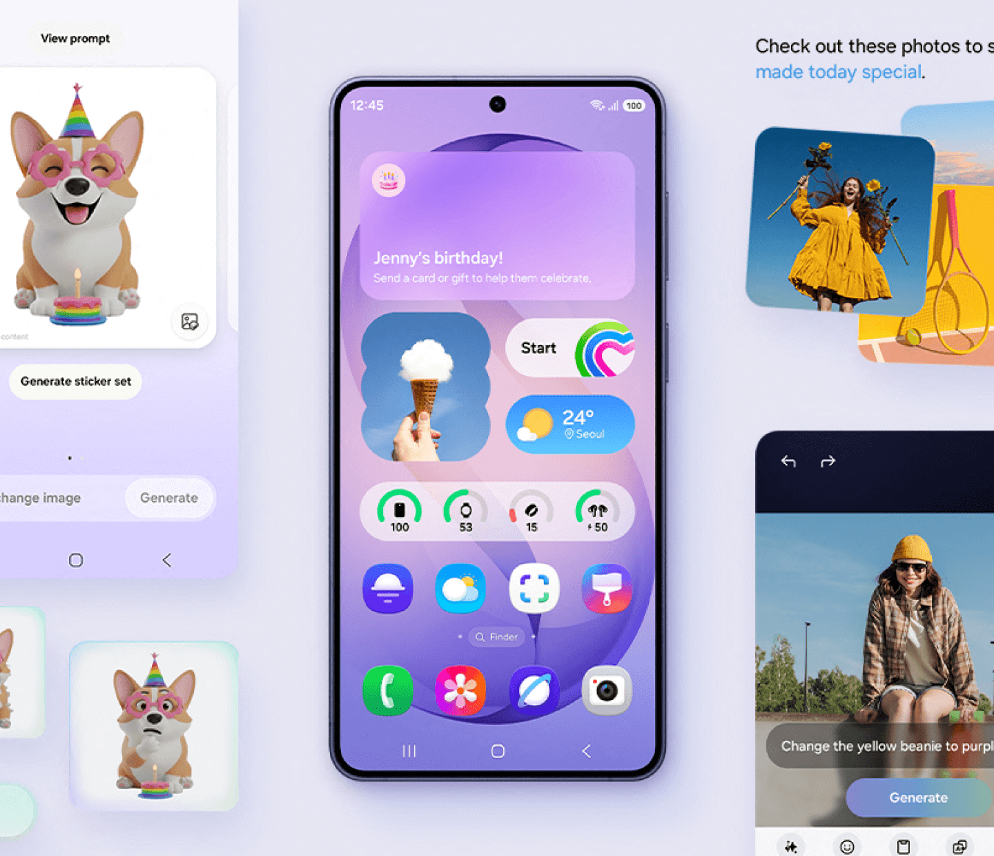 An illustration of the One UI 8.5