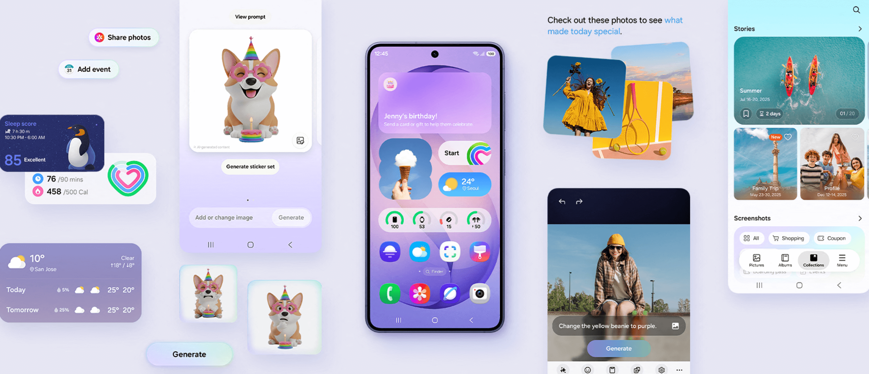 A view of the Galaxy S26 camera details
