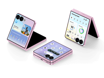 An image of the Galaxy Z Flip8's UI