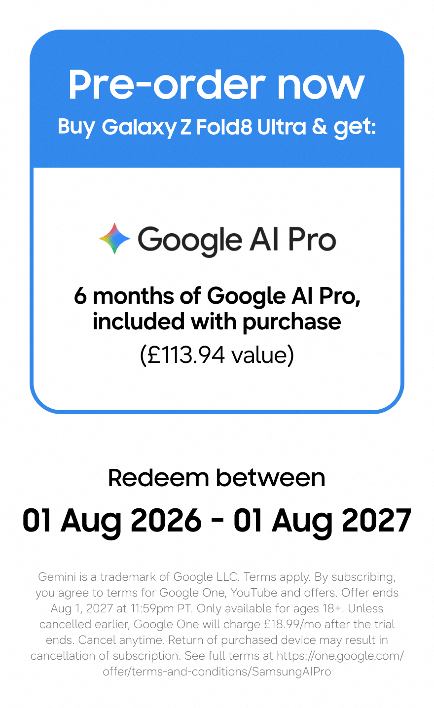 Galaxy Z Fold8 Ultra pre order offer