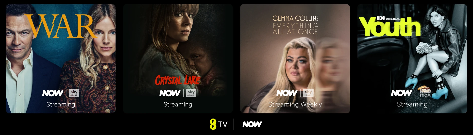 EE TV - NOW - The Five Star Weekend Streaming on Sky Atlantic - Lanterns streaming on HBO Max - Possession streaming on Sky Atlantic