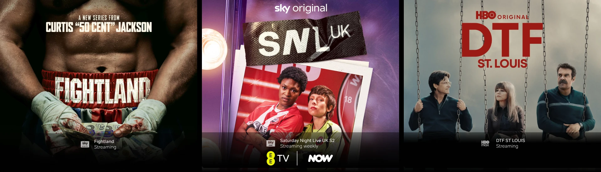 EE TV - NOW - The Five Star Weekend Streaming on Sky Atlantic - Lanterns streaming on HBO Max - Possession streaming on Sky Atlantic