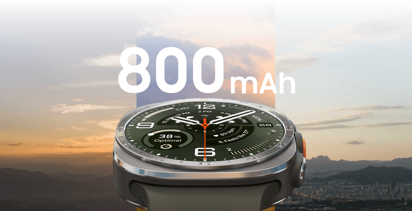 Illustration of the Watch Ultra2's battery capacity