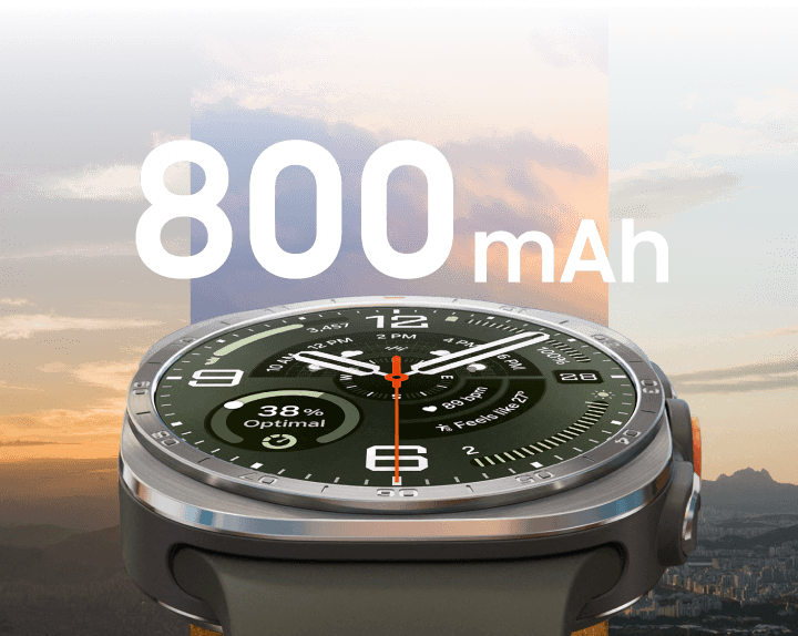 Illustration of the Watch Ultra2's battery capacity
