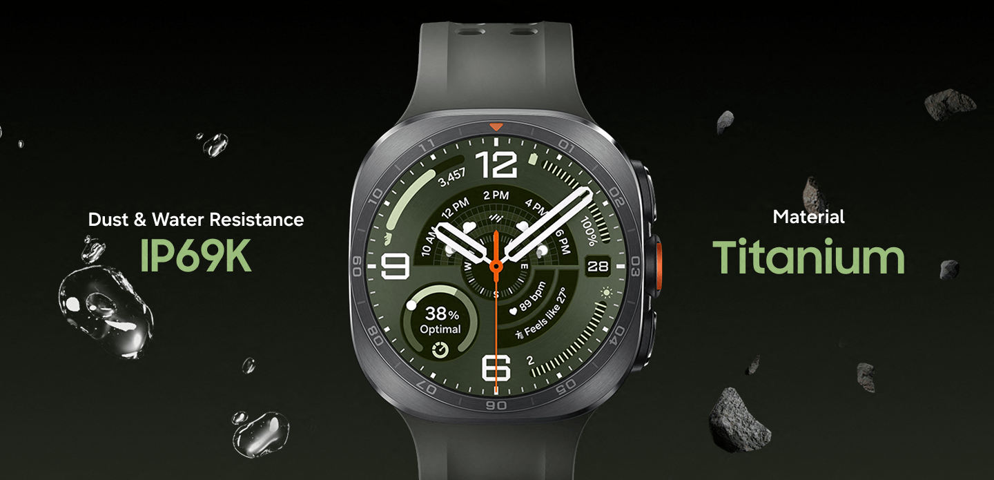 Illustration of the Watch Ultra2's durability
