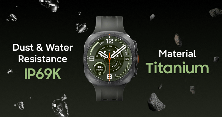 Illustration of the Watch Ultra2's durability