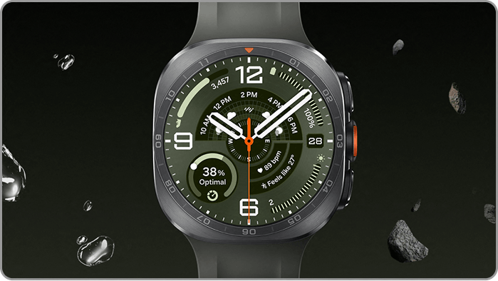 Close up of the Galaxy Watch Ultra2 