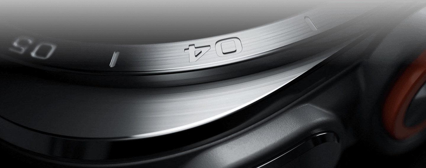 Close up of the Galaxy Watch Ultra2's design