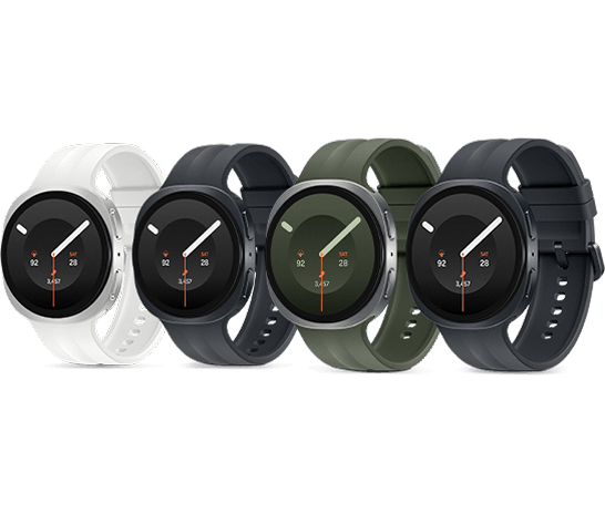 An image of the 4 colour variants of the Watch9