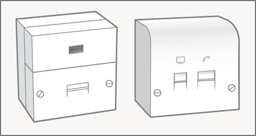 Examples of double master sockets
