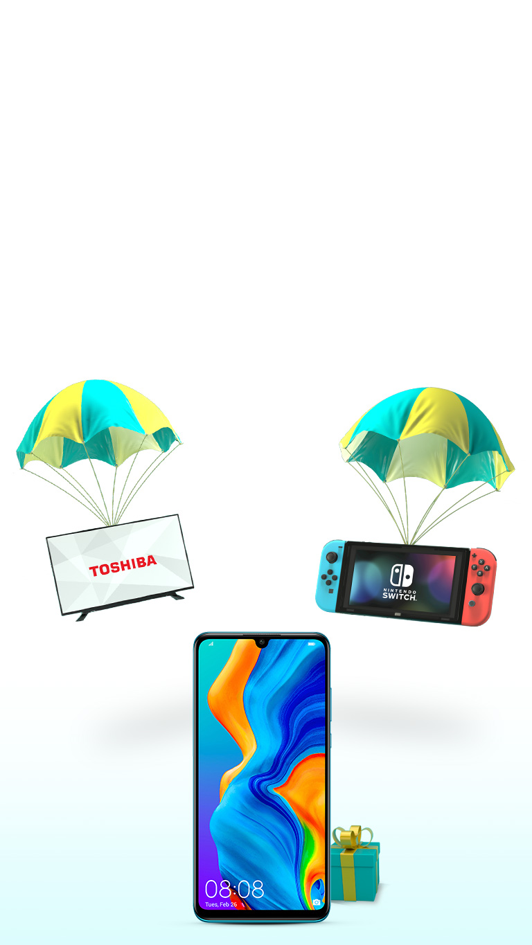 Huawei P Smart & gifts with Parachutes