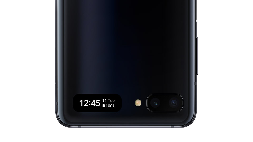  Samsung Galaxy Z Flip second screen 
