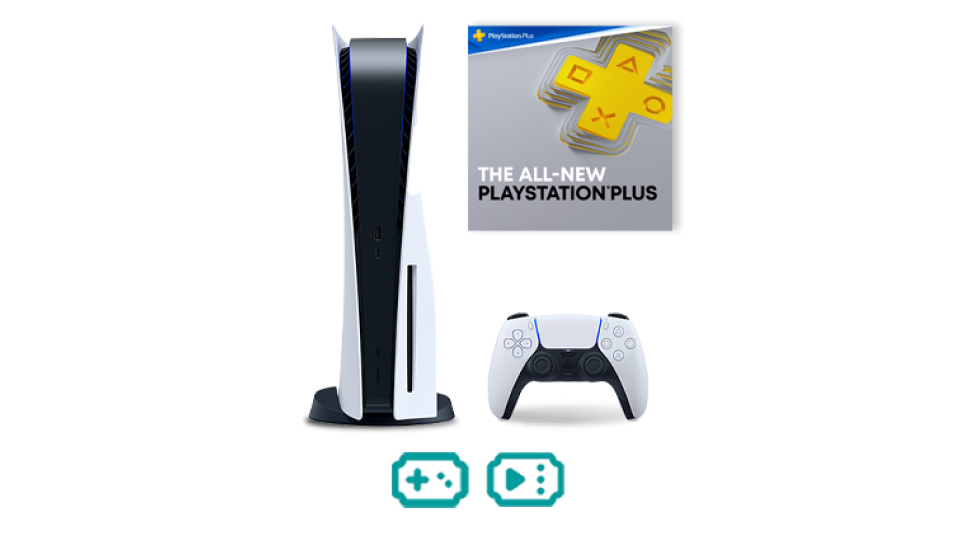 Sony PlayStation 5 with 24 Months of PlayStation Plus Premium Subscription  Bundle