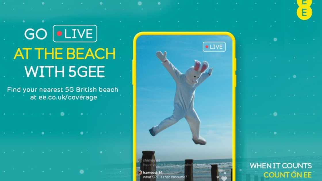 Go Live At The Beach this summer with 5GEE 