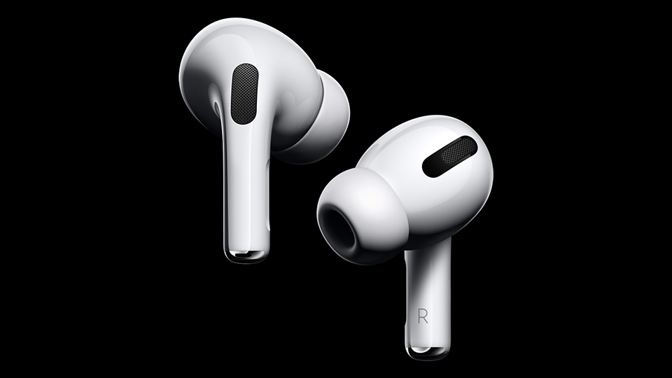  A pair of new AirPods Pro 