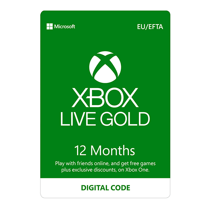 Xbox Live Gold 12 Month Membership Add To Plan EE