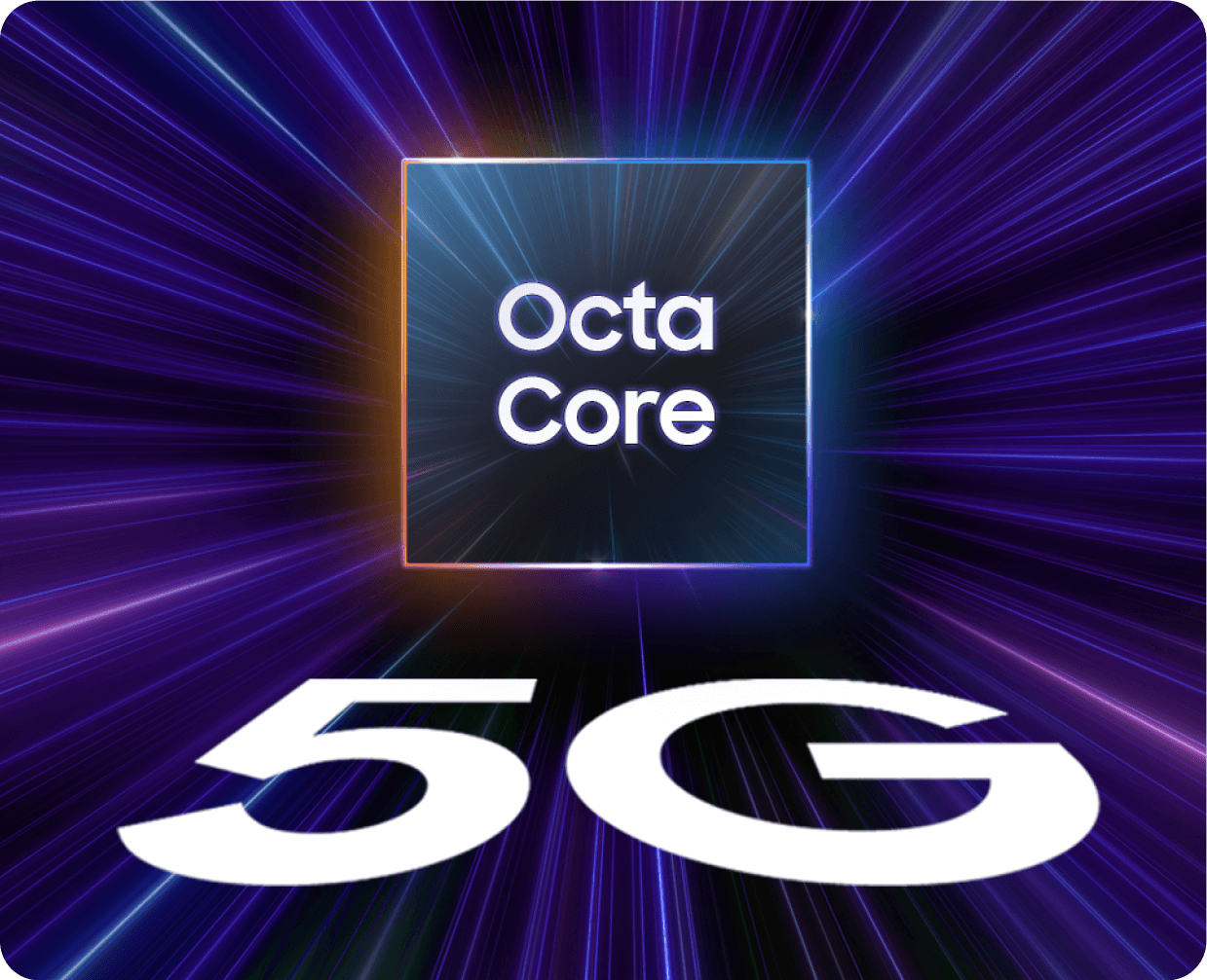 Image of an Octa Core processor (CPU).