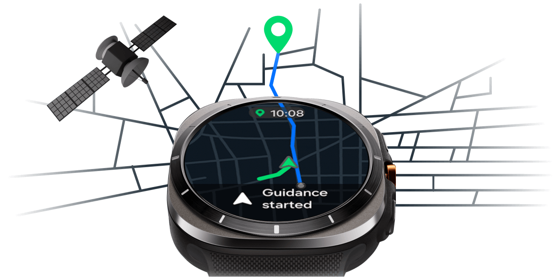 watch with gps on