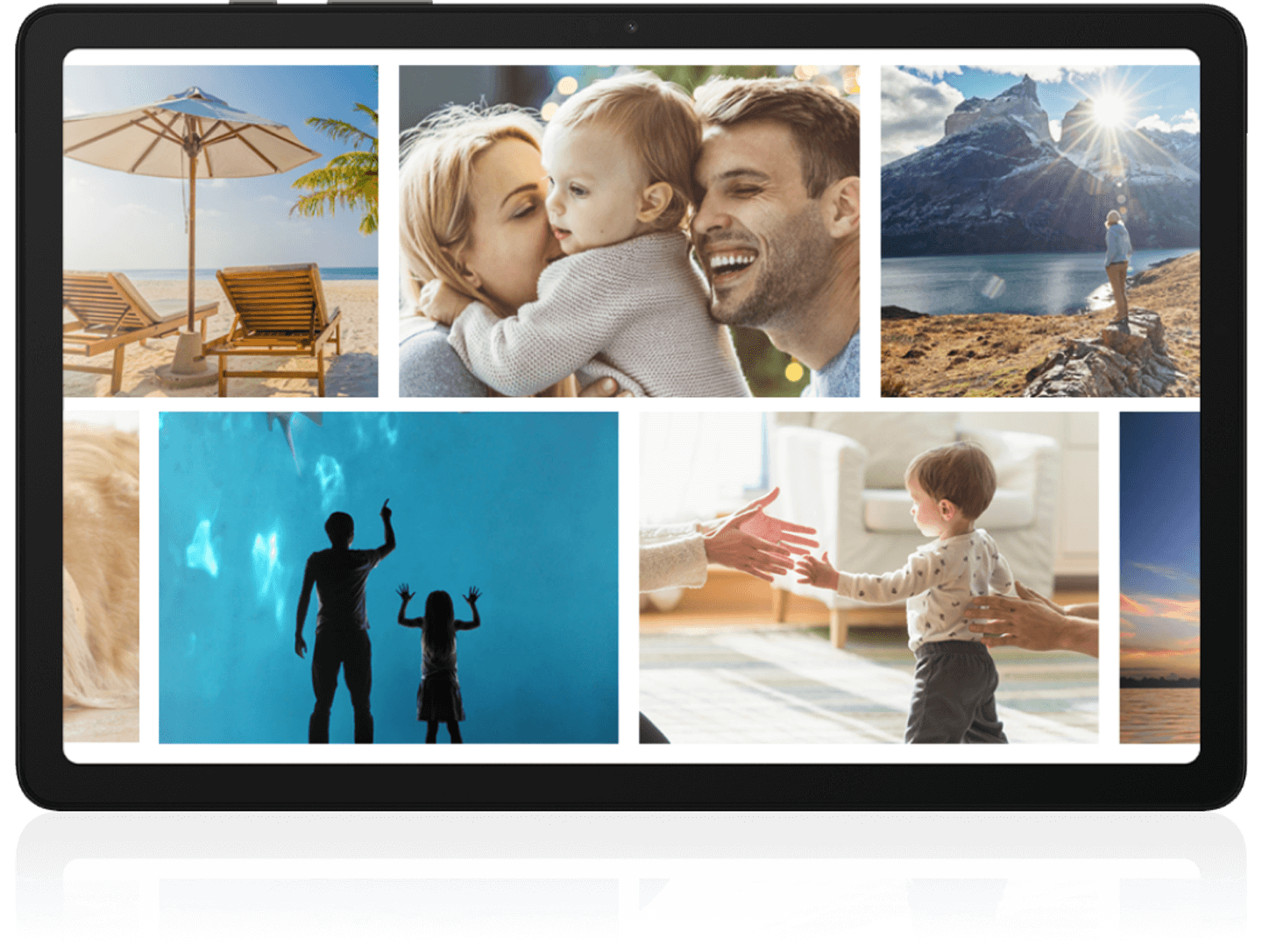 tab displays a collage of images in landscape.