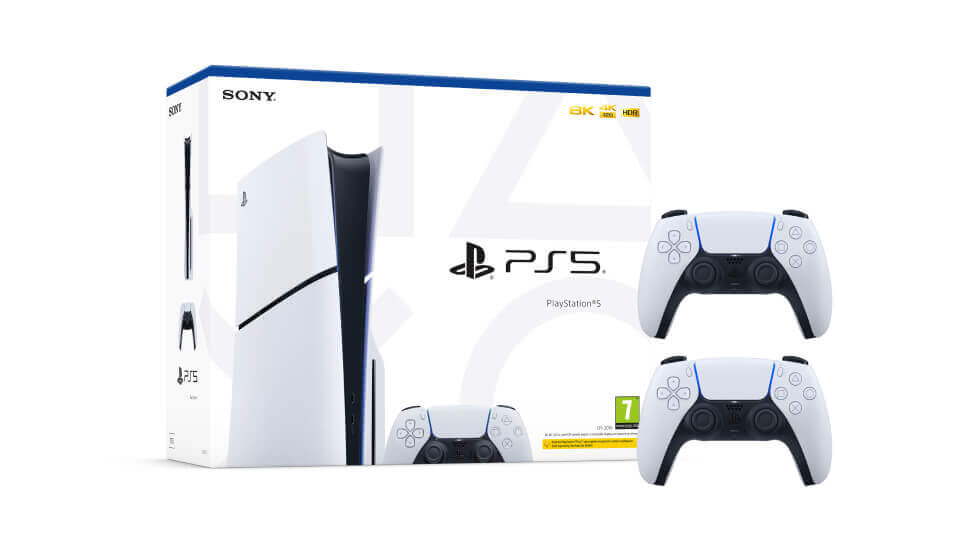 PS5 PlayStation 5 Slim Digital Console Two DualSense™ Wireless