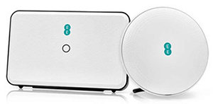 Front image of the EE Smart WiFi Disc