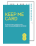 Image of Keep me card containing connection details