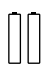 Image of 2 standard AAA batteries