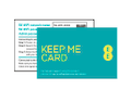 Image of Keep me card