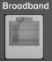 A square port for the broadband cable for part-fibre connections