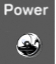 A small round hole. The power supply cable plugs into it