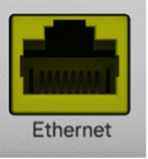 An ethernet port, you can use this to connect devices by ethernet