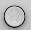 Round push button. Flush = ON; Protruding = OFF