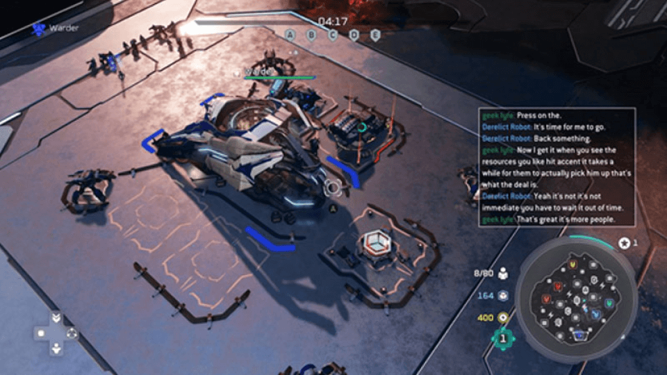 Speech to text being shown in a game