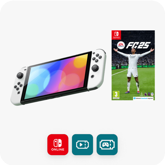 Nintendo Switch OLED 24 month bundle with EA FC